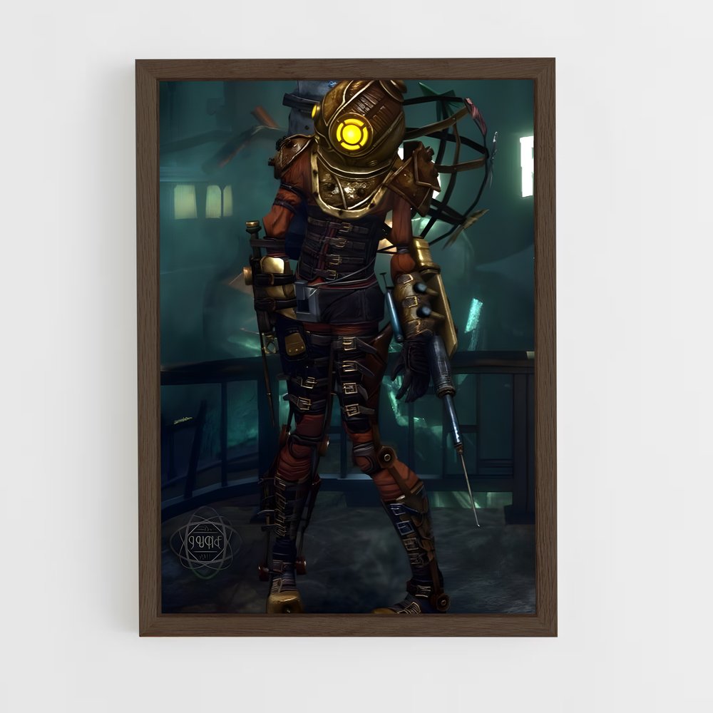 Poster Big Daddy Bio – affiche Bioshock (vue 5)